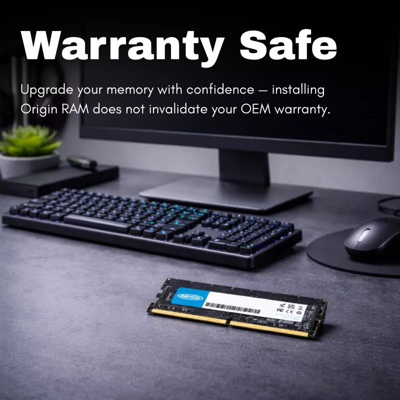 Origin Storage 16GB DDR5 5600MHz UDIMM 1Rx8 Non-ECC 1.1V