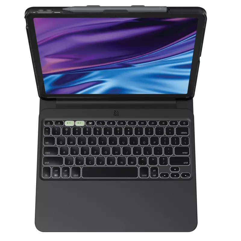 ZAGG Pro Keys 2 QWERTZ Vokiška klaviatūra Bluetooth Juoda