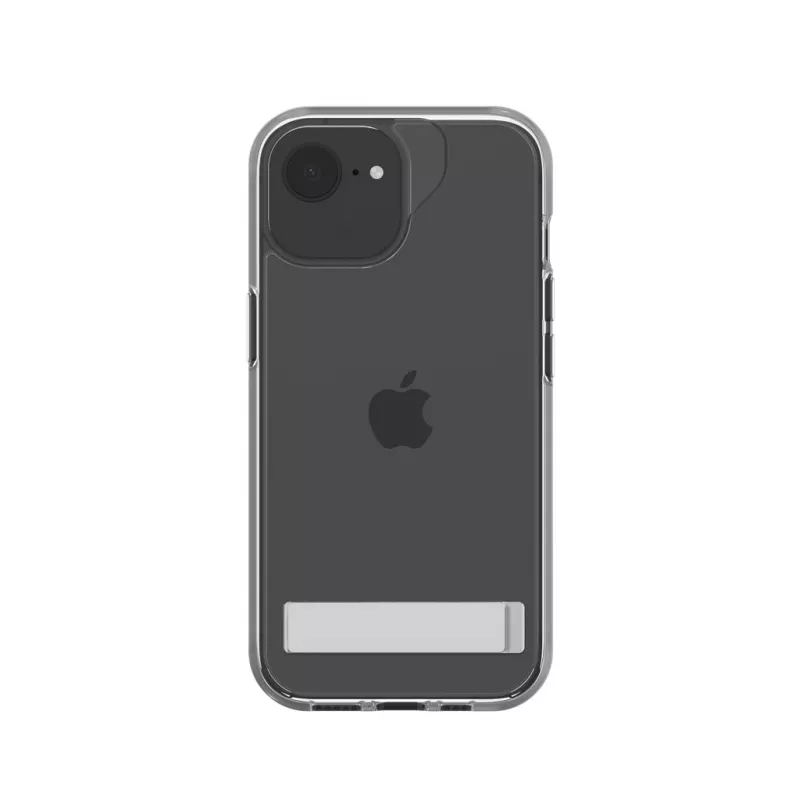ZAGG Crystal Palace Kickstand Dėklas iPhone 16/15/14/13 Skaidrus, Cover, Apple, iPhone 17e/16e/15/14/13, 15,5 cm (6,1 inch), Peršviečiamas