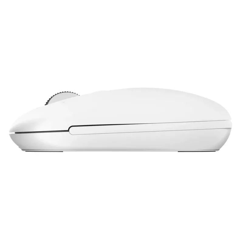 Belaidė biuro pelė TRUST Seron Slim Multi – ambidekstrinė, RF + Bluetooth, optinė 3200 DPI, 7 mygtukai, balta
