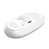 Belaidė biuro pelė TRUST Seron Slim Multi – ambidekstrinė, RF + Bluetooth, optinė 3200 DPI, 7 mygtukai, balta