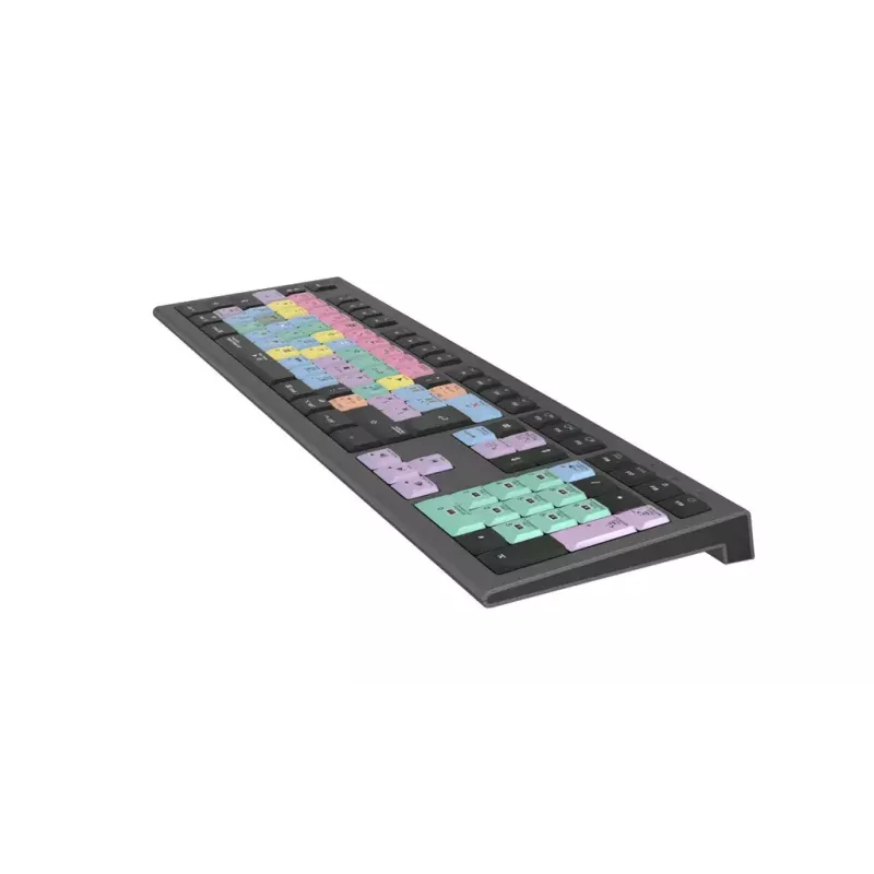 Klaviatūra LogicKeyboard LKB-FCPX10-A2M-FR laidi USB AZERTY prancūziška pilno dydžio 105 klavišų juoda