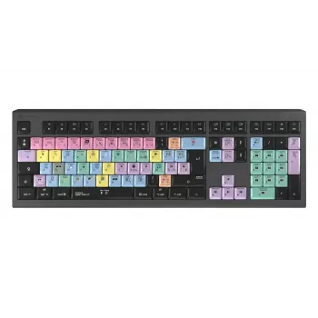 Klaviatūra LogicKeyboard LKB-FCPX10-A2M-FR laidi USB AZERTY prancūziška pilno dydžio 105 klavišų juoda