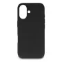 Apsauginis DELOCK silikoninis dėklas iPhone 17, minkštas liesti, juodas, 16 cm ekranui