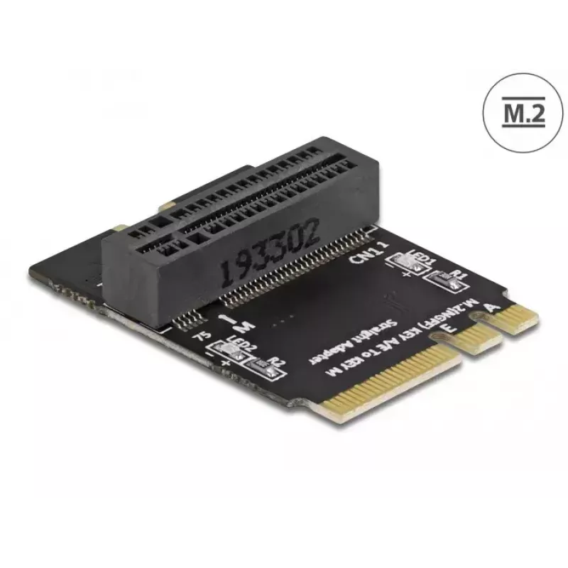 Adapteris M.2 raktas A+E vyriškas į raktą M kampu su laikikliu DeLOCK 64137