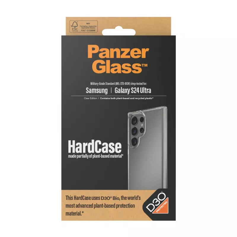 PanzerGlass HardCase dėklas Samsung Galaxy S24 Ultra permatomas smūgius sugeriantis