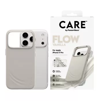 PanzerGlass CARE™ Flow Case Vanilla su MagSafe iPhone 17 Pro