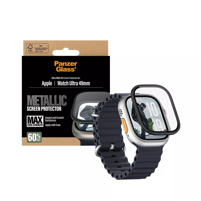 PanzerGlass® Ekrano apsauga Metallic Apple Watch Ultra 3 | Ultra 2 | Ultra | 49mm