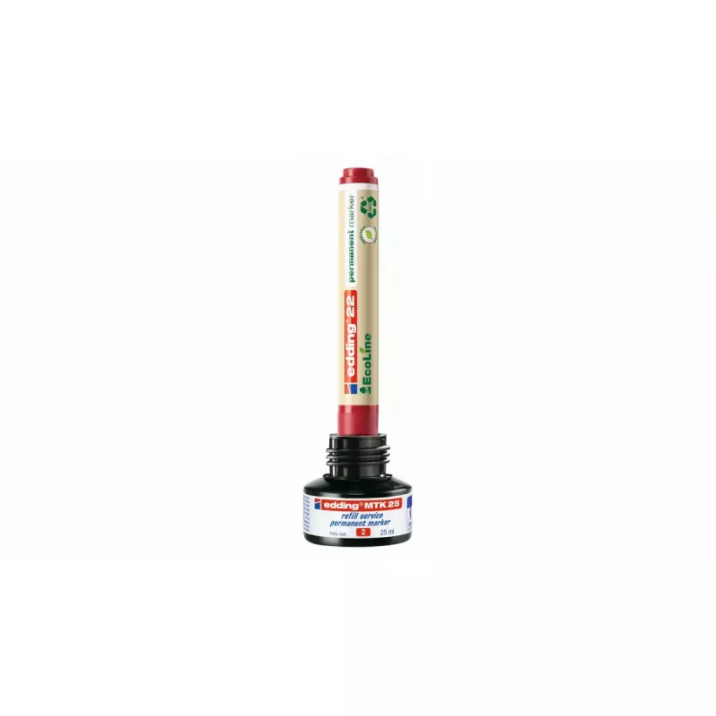 Permanentinis markeris Edding EcoLine 21 raudonas 10 vnt.