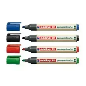 Permanentinis markeris Edding EcoLine 21 raudonas 10 vnt.