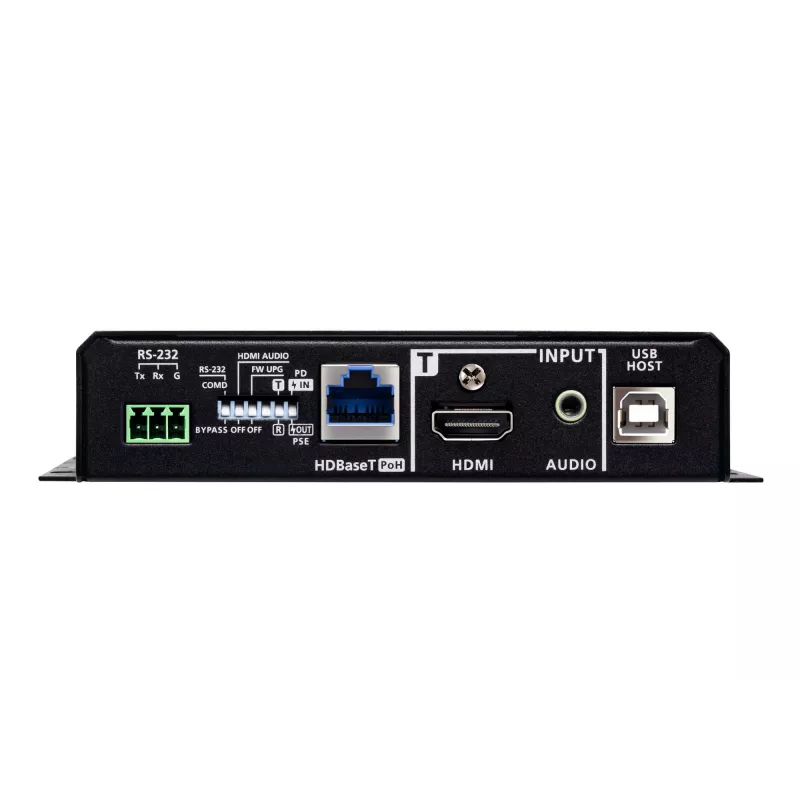AV siųstuvas-imtuvas ATEN True 4K HDMI/USB HDBT3.0-Lite – 4096×2160 iki 40 m, USB Type-A/Type-B, DC maitinimas