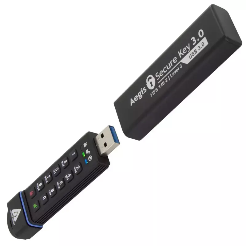 USB atmintukas Apricorn Aegis Secure Key 3.0 480 GB su aparatiniu šifravimu ir klaviatūra