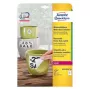 Lipni etiketė Avery L4715REV-20 apvaliais kampais, nuimama, balta
