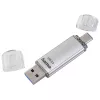 Hama C-Laeta USB atmintukas 32 GB USB Type-A / USB Type-C 3.2 Gen 1 sidabrinis