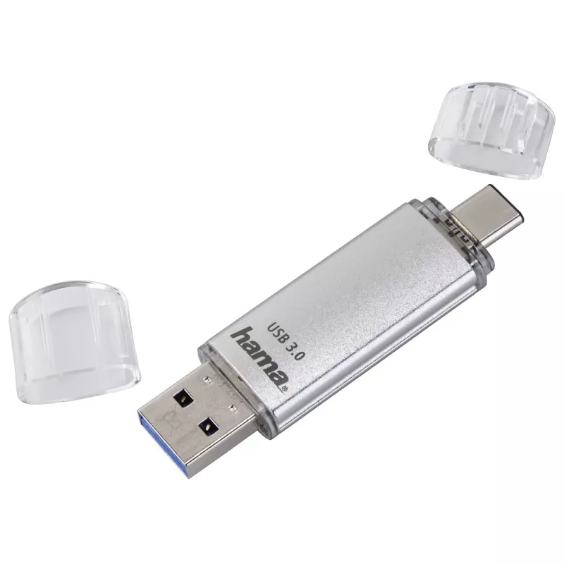Hama C-Laeta USB atmintukas 32 GB USB Type-A / USB Type-C 3.2 Gen 1 sidabrinis