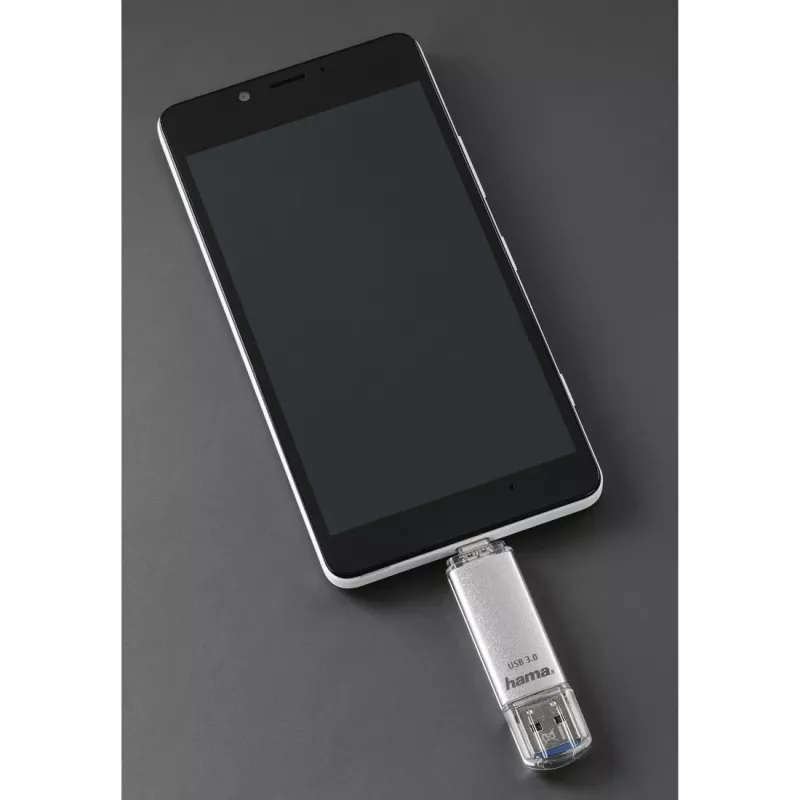 Hama C-Laeta USB atmintukas 32 GB USB Type-A / USB Type-C 3.2 Gen 1 sidabrinis
