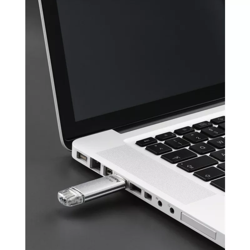 Hama C-Laeta USB atmintukas 32 GB USB Type-A / USB Type-C 3.2 Gen 1 sidabrinis
