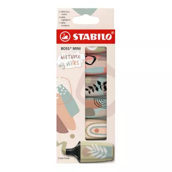 Žymekliai STABILO BOSS MINI 6 vnt. Smailusis antgalis Įvairiaspalviai