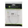 Techly DisplayPort 1.2 vyriškas / HDMI moteriškas adapteris 15 cm baltas IADAP DP-HDMIF2