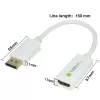Techly DisplayPort 1.2 vyriškas / HDMI moteriškas adapteris 15 cm baltas IADAP DP-HDMIF2