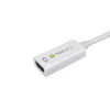 Techly DisplayPort 1.2 vyriškas / HDMI moteriškas adapteris 15 cm baltas IADAP DP-HDMIF2