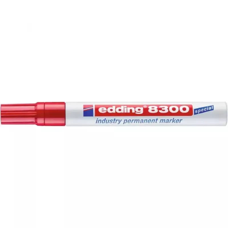 Nuolatinis markeris Bullet antgalis Edding 8300 Raudona