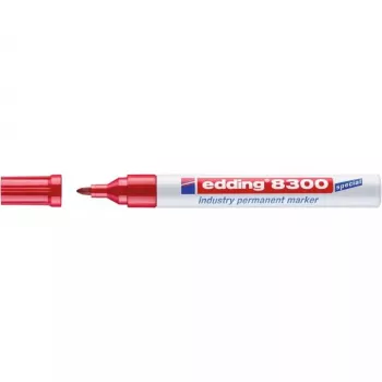 Nuolatinis markeris Bullet antgalis Edding 8300 Raudona