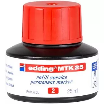 Pripildymo rašalas Edding MTK 25 raudonas 25 ml 1 vnt