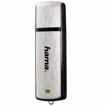 Hama FlashPen „Fancy“ USB 2.0 16GB 40X USB atmintukas USB Type-A Juoda, Sidabrinė