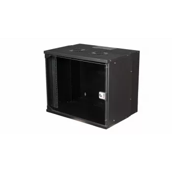 Equip Eco Mount sieninis 19 inch spintos korpusas, 9U, 540×400 mm, RAL9005 juoda