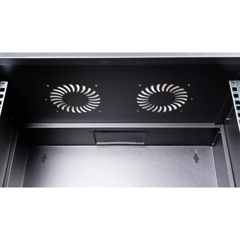 Equip Eco Mount sieninis 19 inch spintos korpusas, 9U, 540×400 mm, RAL9005 juoda