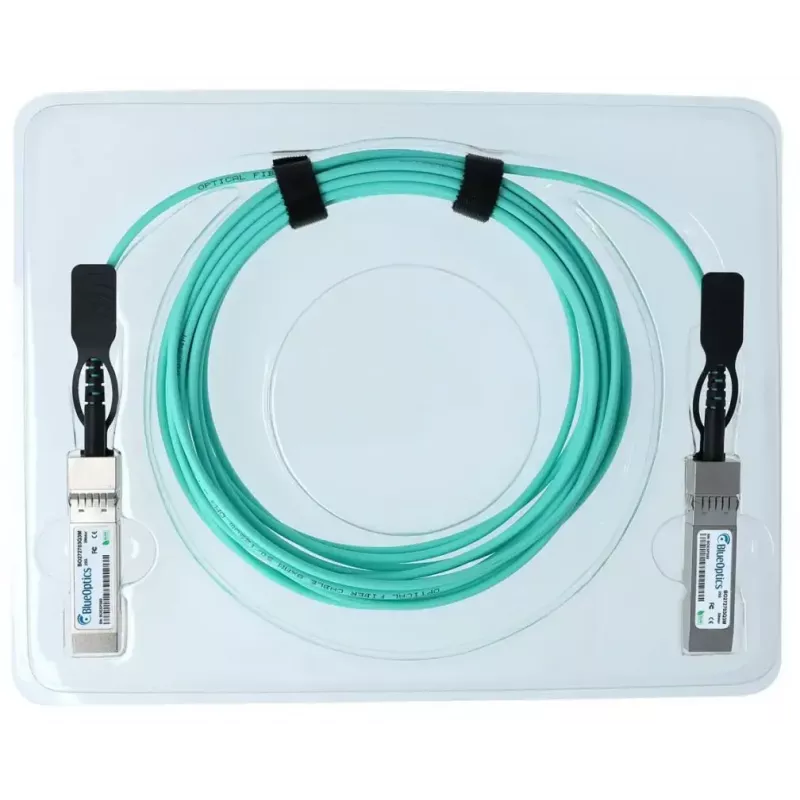 BlueOptics ET7302-AOC-25M-BO aktyvus optinis kabelis SFP28 25 m, aqua, vyriškas-kištukas