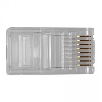 ACT RJ45 (8P/8C) modulinė jungtis apvaliam kabeliui su vytos gyslos laidininkais