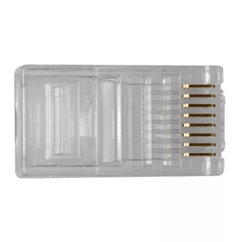 ACT RJ45 (8P/8C) modulinė jungtis apvaliam kabeliui su vytos gyslos laidininkais