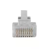 ACT RJ45 (8P/8C) modulinė jungtis apvaliam kabeliui su vytos gyslos laidininkais
