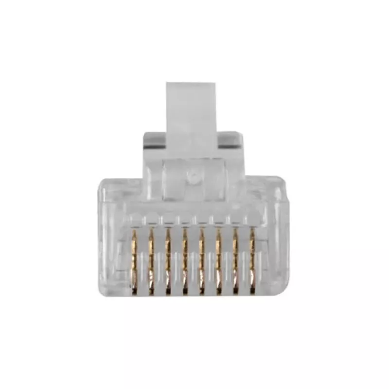 ACT RJ45 (8P/8C) modulinė jungtis apvaliam kabeliui su vytos gyslos laidininkais