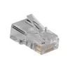 ACT RJ45 (8P/8C) modulinė jungtis apvaliam kabeliui su vytos gyslos laidininkais