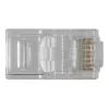 ACT RJ45 (8P/8C) modulinė jungtis apvaliam kabeliui su vytos gyslos laidininkais