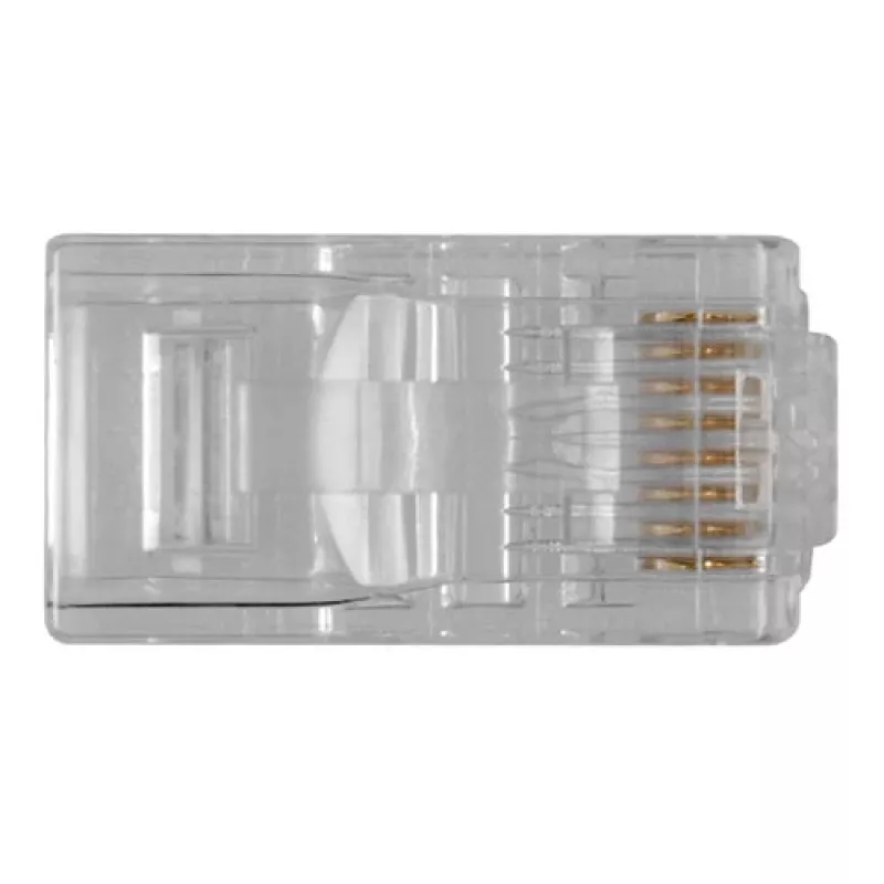 ACT RJ45 (8P/8C) modulinė jungtis apvaliam kabeliui su vytos gyslos laidininkais