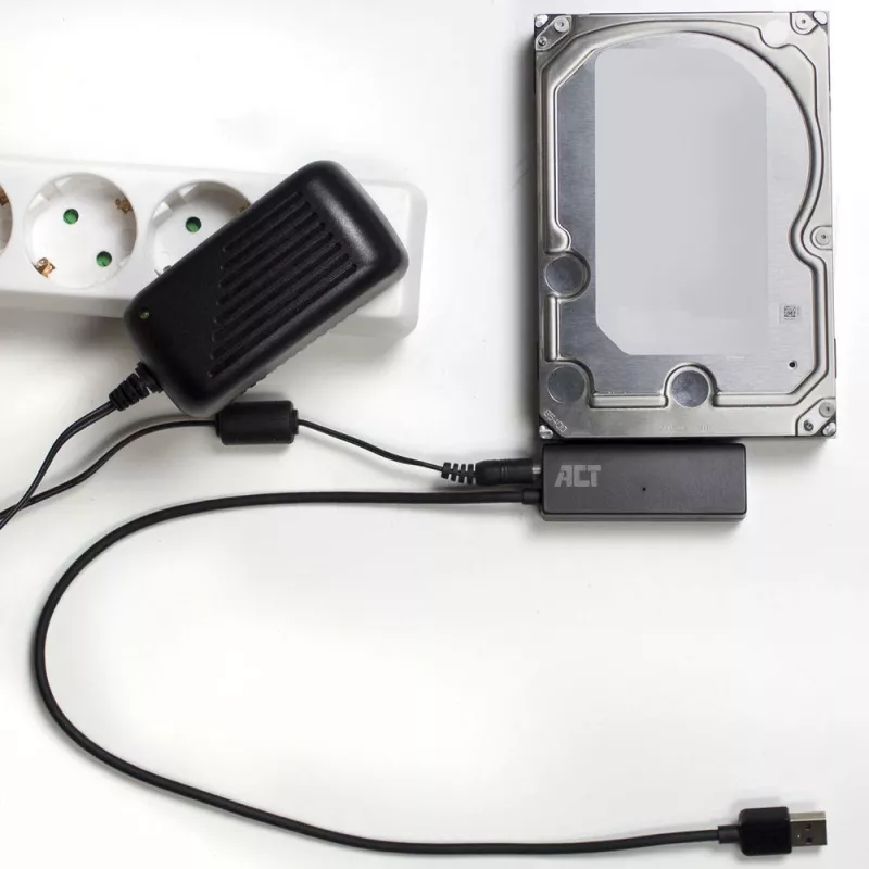 ACT USB 3.2 Gen1 į 2.5/3.5 colio SATA adapterio laidas SSD/HDD