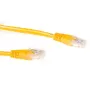 ACT geltonas 0,5 m U/UTP CAT6 jungiamasis kabelis su RJ45 jungtimis