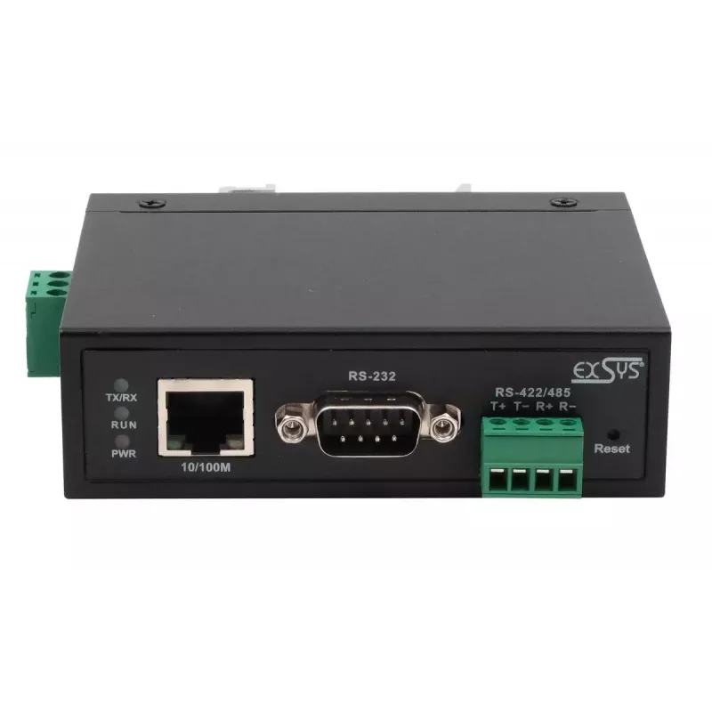 EXSYS EX-61001 nuotolinis prievado serveris RS-232/422/485 DC 12-48V