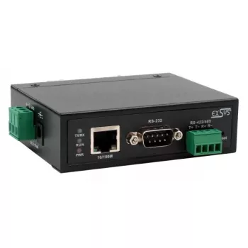 EXSYS EX-61001 nuotolinis prievado serveris RS-232/422/485 DC 12-48V
