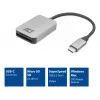 Kortelių skaitytuvas ACT AC7056 USB 3.2 Gen 1 Type-C pilka MicroSD SD