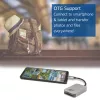 Kortelių skaitytuvas ACT AC7056 USB 3.2 Gen 1 Type-C pilka MicroSD SD