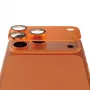 PanzerGlass Fender apsauga kamerai, iPhone 17 Pro Max, silikoninė, Cosmic Orange, atspari įbrėžimams ir smūgiams