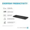 HP 125 laidinė klaviatūra, pilno dydžio, USB, membraninė, QWERTY, juoda