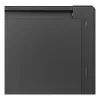 PC korpusas ASUS ProArt PA602 Wood Edition Midi Tower – juodas su medžiu, tinka ATX/EATX, 2x200 mm priekyje, 1x140 mm gale