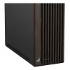 PC korpusas ASUS ProArt PA602 Wood Edition Midi Tower – juodas su medžiu, tinka ATX/EATX, 2x200 mm priekyje, 1x140 mm gale