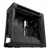 PC korpusas ASUS ProArt PA602 Wood Edition Midi Tower – juodas su medžiu, tinka ATX/EATX, 2x200 mm priekyje, 1x140 mm gale